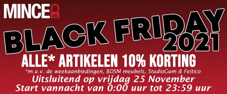 Black Friday bij Mince.NL - Start vannacht van 0:00 uur tot 23:59 uur