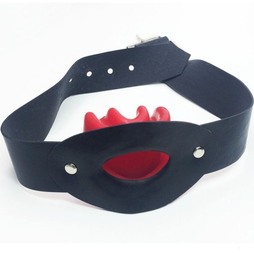 Red Latex Tongue Gag by MAE-Toys