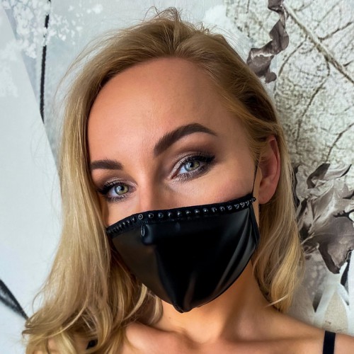 Wetlook Mondmasker met Sierrand van Noir