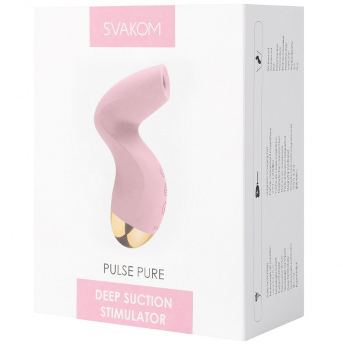 SVAKOM - Pulse Pure - Air Pressure Vibrator - Pink