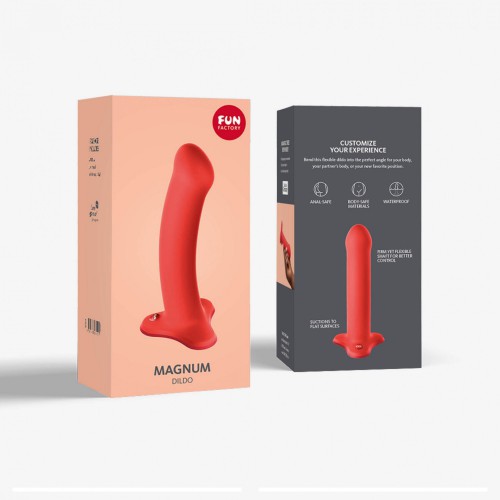 Fun Factory - Magnum Stubs Dildo Flashy Coral