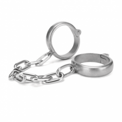 Heavy Duty Ankle Cuffs - Silver - sht-pr-f-009