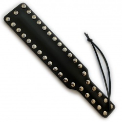 SaXos Leather Studded Paddle - os-1034