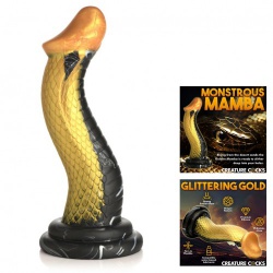 De Gouden Mamba Dildo van Creature Cocks - ah288