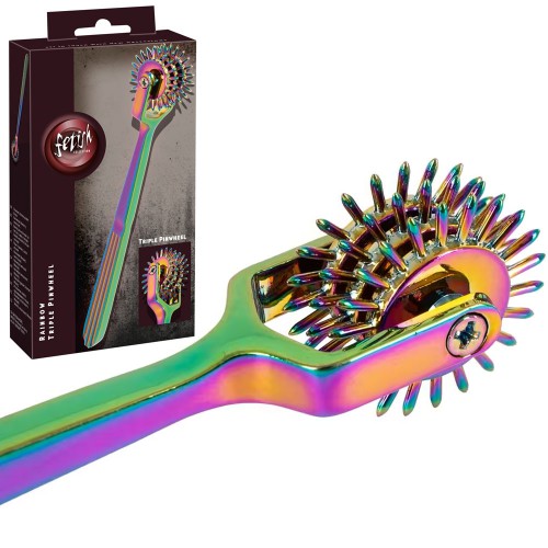 Rainbow Triple Pinwheel van Fetish Collection