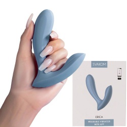 Erica Panty vibrator 'Dusty Blue' van SVAKOM - or-54035370000