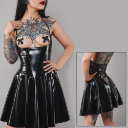 Das Total Domination Jutta PVS Kleid by Demoniq - dq-tdjut001